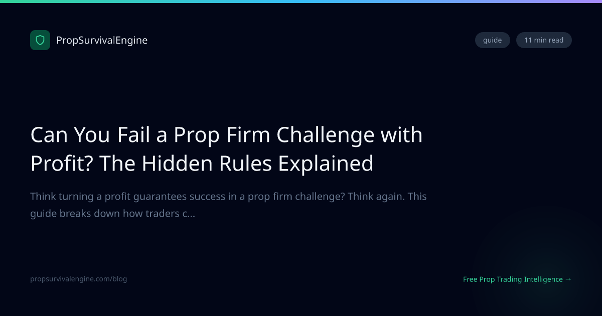 Can You Fail a Prop Firm Challenge with Profit? The Hidden Rules ...