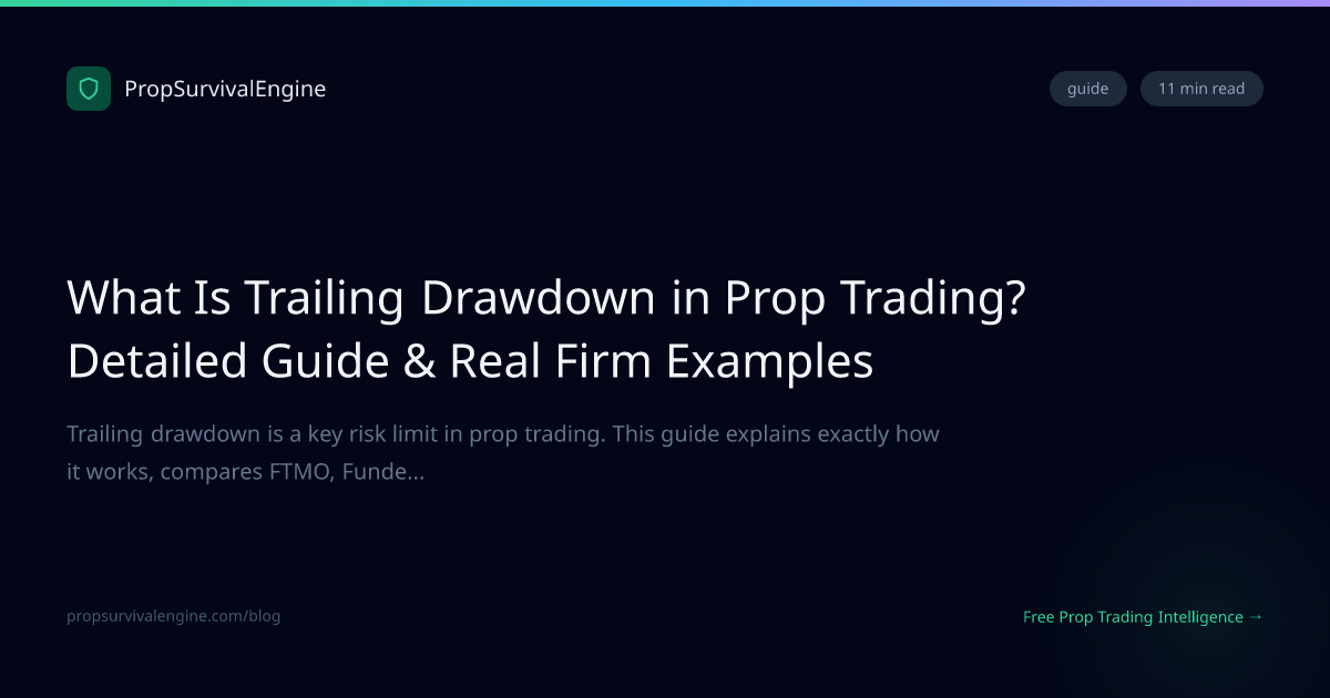 What Is Trailing Drawdown in Prop Trading? Detailed Guide & Real Firm ...